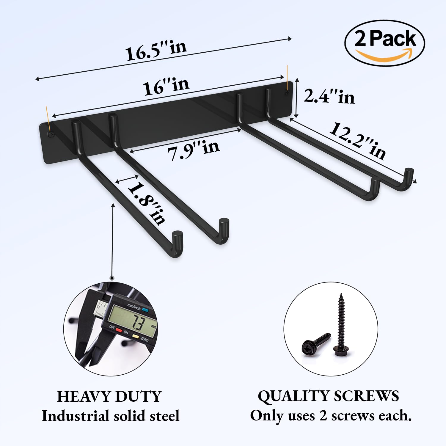 Garage Storage Mechanism Wall Mounted, Folding Chair Storage Rack,Garden Tool - View #12