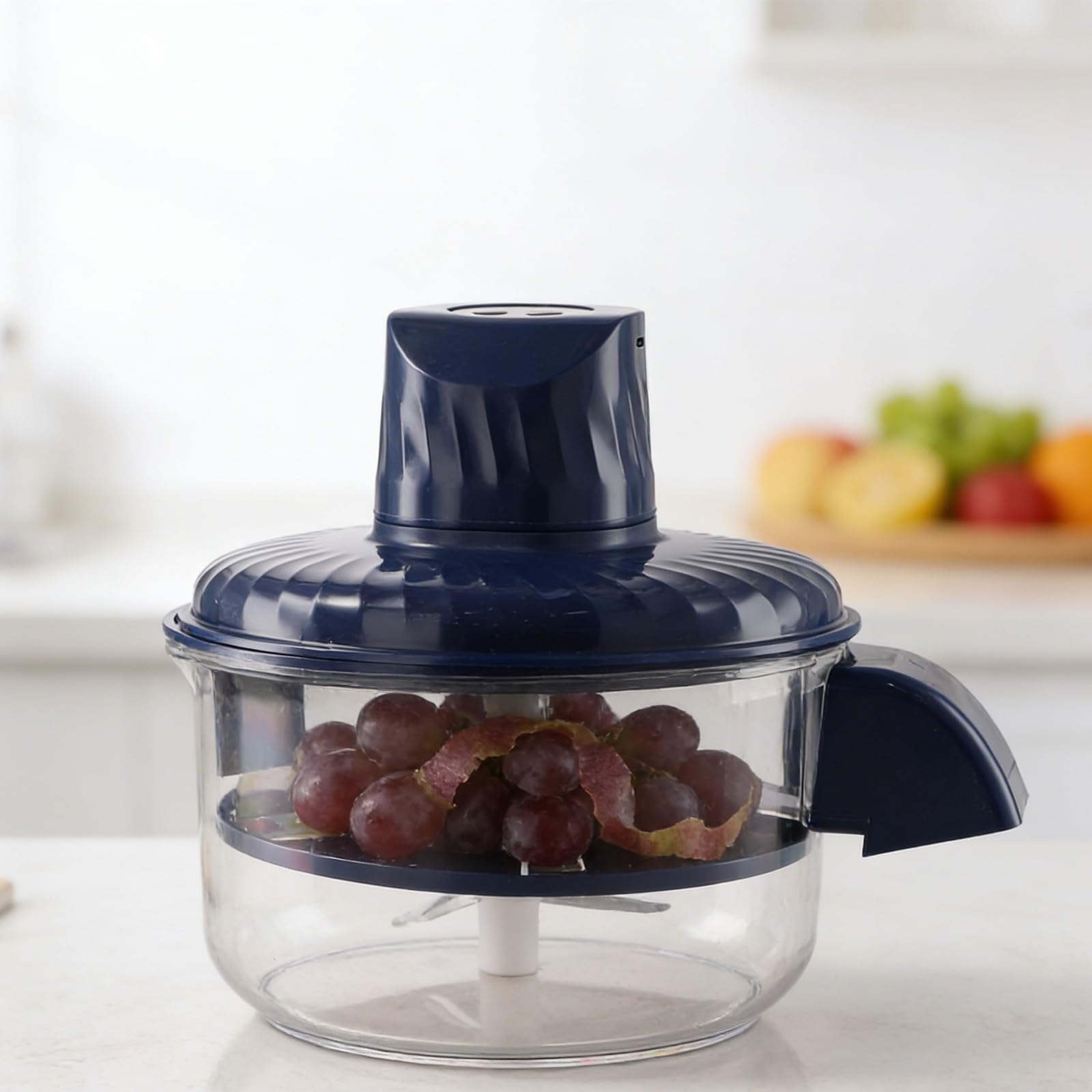 Pelapatate elettrico automatico: strumento da cucina compatto in ABS per la rimozione della pelle della frutta per uva, ciliegie, pomodori, strumento da cucina compatto in ABS per uso domestico e