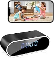 Vista 1 de NJINALW Cámara de reloj inteligente, WiFi HD 1080P Mini cámara inalámbrica con visión nocturna, detección de movimiento y visión remota, cámara