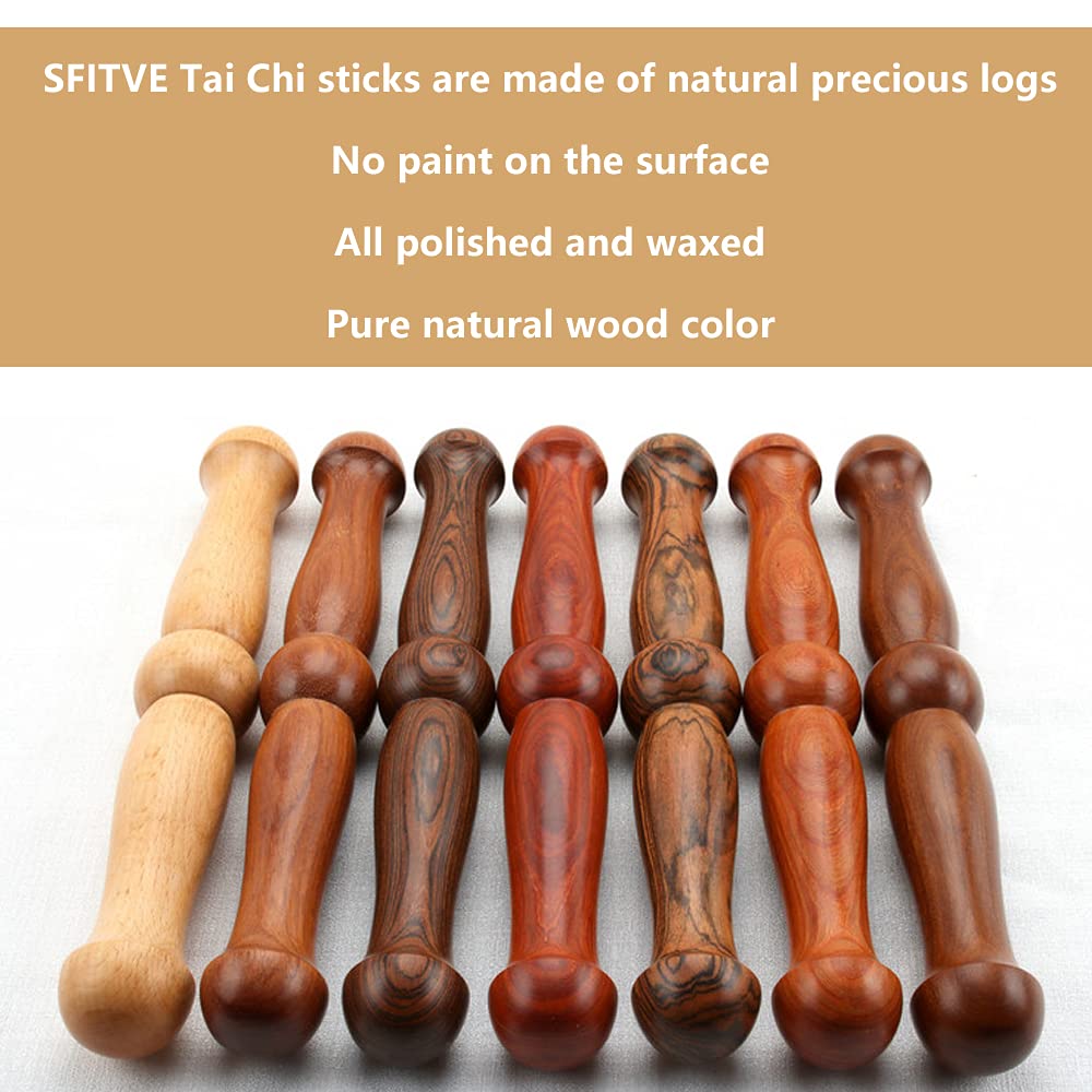Tai Chi Lineal Stick,Traditionelle Chinesische Tai Chi Ruler,Wushu Shaolin Qigong Tai Chi Kungfu Taiji Stock,Stärkung des Körpers Stab,Gesundheitsstab Fitnessgerät,33 X 4.5 cm(Color:A(33*4.5cm))