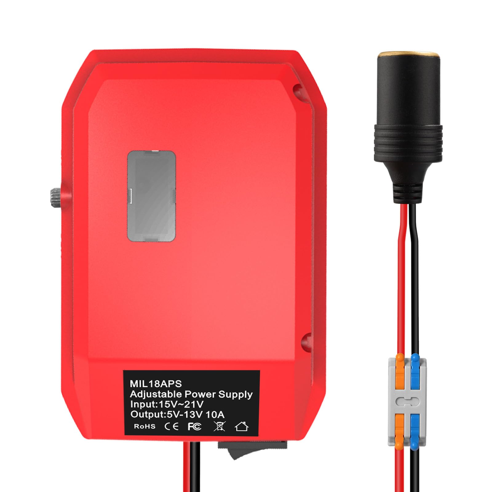 Convertisseur abaisseur 18 V vers 12 V pour batterie Milwaukee, pour adaptateur M18