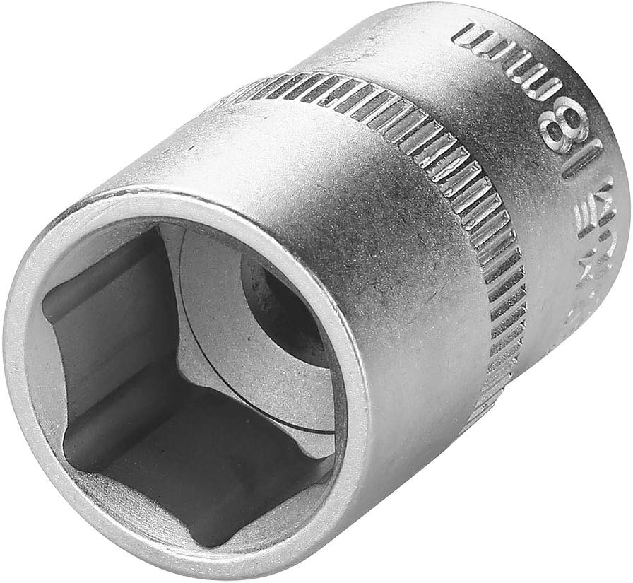 RHINO - Socket sets - Hex socket, short metric - 6 point - Diameter 18 mm - 1/2" square drive - High quality (Chrome Vanadium) - Lifetime warranty - Multiple sizes available