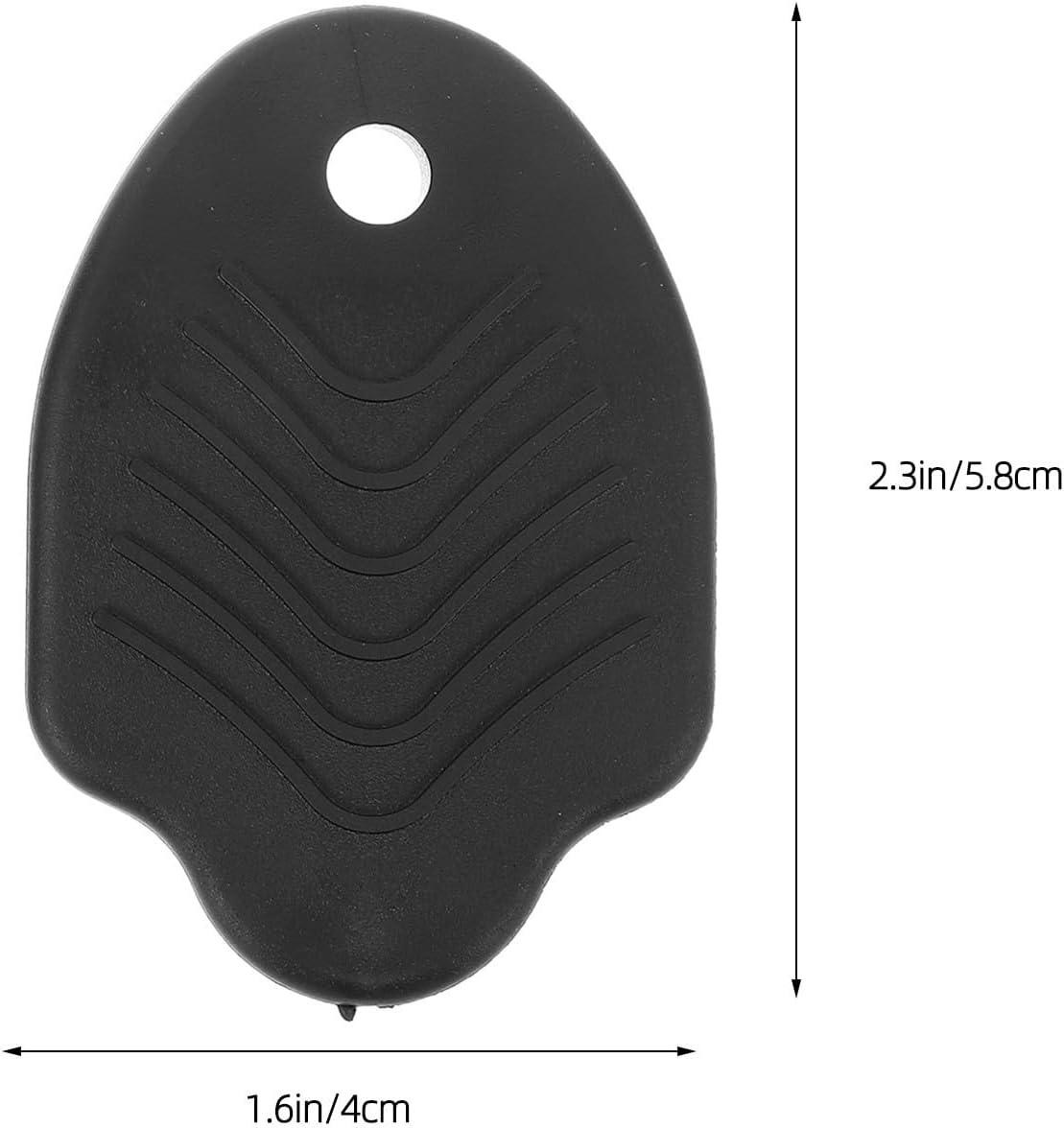 BETOOKY 2pcs Bike Cleat Covers Cycling Pedal Protector Shoe Cleat Cover for Outdoor Use Compact Design Plastic Resin Black for Bike Pedal