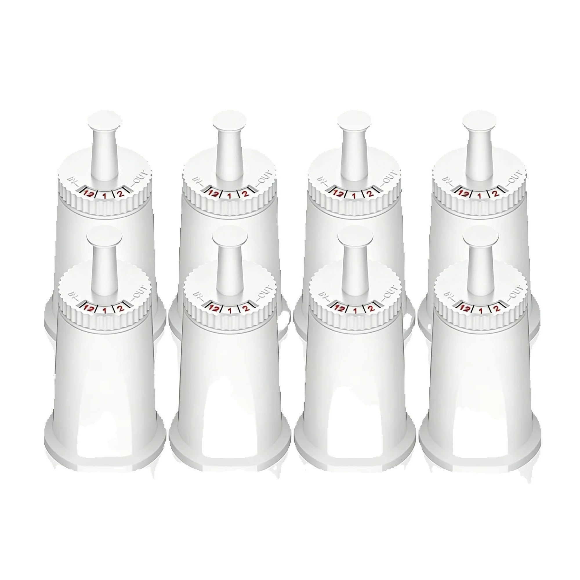 Filtre À Eau, Compatible for Breville, Remplacement De Machine À Expresso | Compatible Avec BES880/881,BES990/BES980,BES920,Bambino Pro BES878 ClaroSwiss.(8pcs)