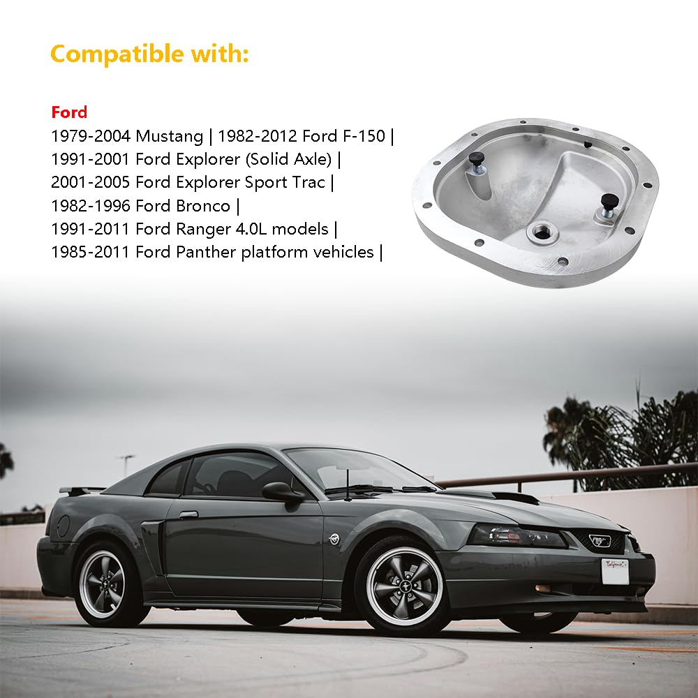 Dana 30 Differential Cover Rear Differential 8.8 Aluminum Differential ...