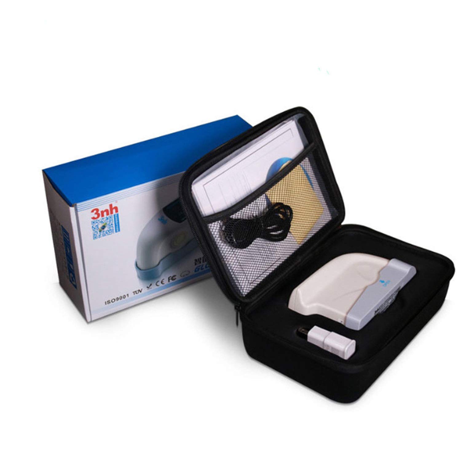 Glossmetro, Gloss Meter 60 Gradi Angolo glossmeter Nhg60m 1000GU con 2x15mm Misura Apertura Ampiamente utilizzato nella misurazione della Luce