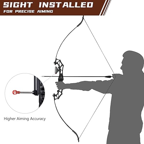 Miniatura 3 de AW 54 "28 libras arco recurvo tiro con arco tradicional Takedown mano derecha izquierda caza juego práctica tiro blanco tiro