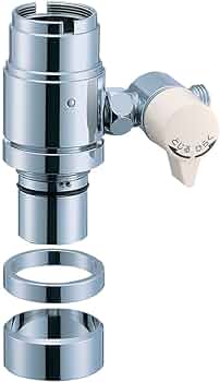 Amazon | SANEI(サンエイ) シングル混合栓用分岐アダプター 湯水