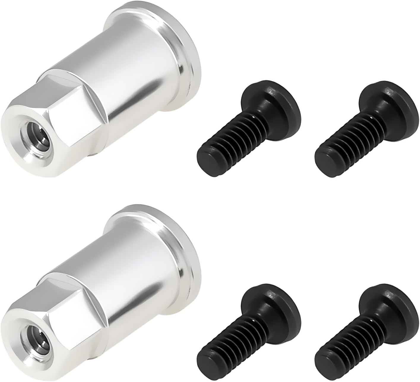 Create idea 2pcs 10mm RC Car Front Wheel Hex Hub Drive Adapter Compatible with LDRC AE86 A86 A86P LD1801 1/18