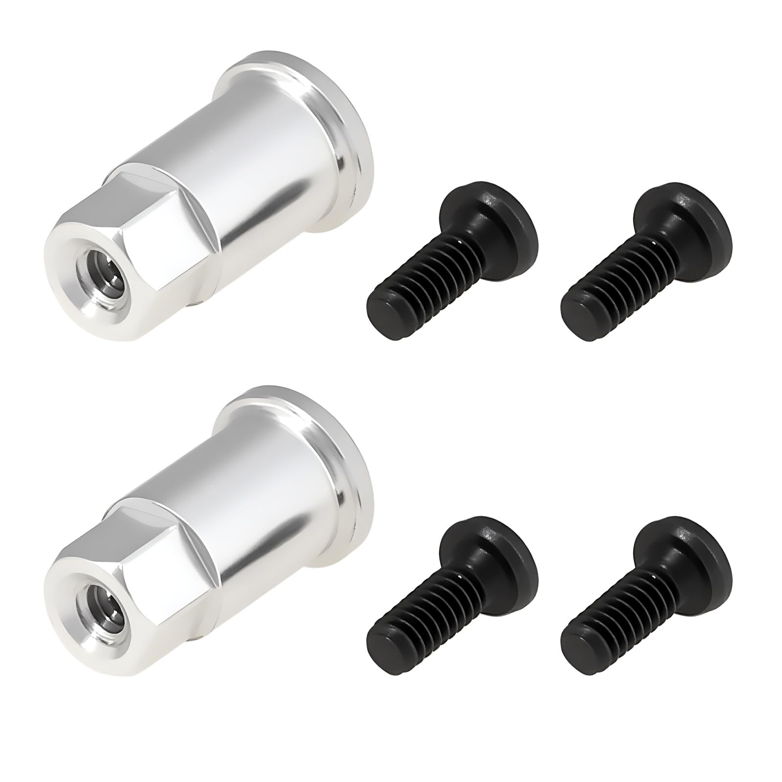 Create idea 2pcs 10mm RC Car Front Wheel Hex Hub Drive Adapter Compatible with LDRC AE86 A86 A86P LD1801 1/18