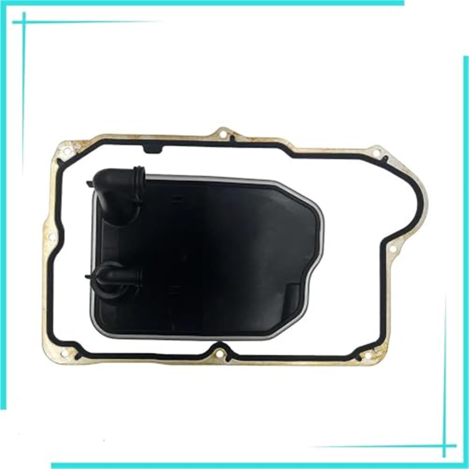 Kit de juntas de cárter de transmisión automática, XEBRAD Kit de juntas de cárter de aceite de filtro de transmisión 2463770395 2463771400 2463772400(BLACK 2463771400)