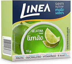 Linea Gelatina em Pó Sabor Limão 10g