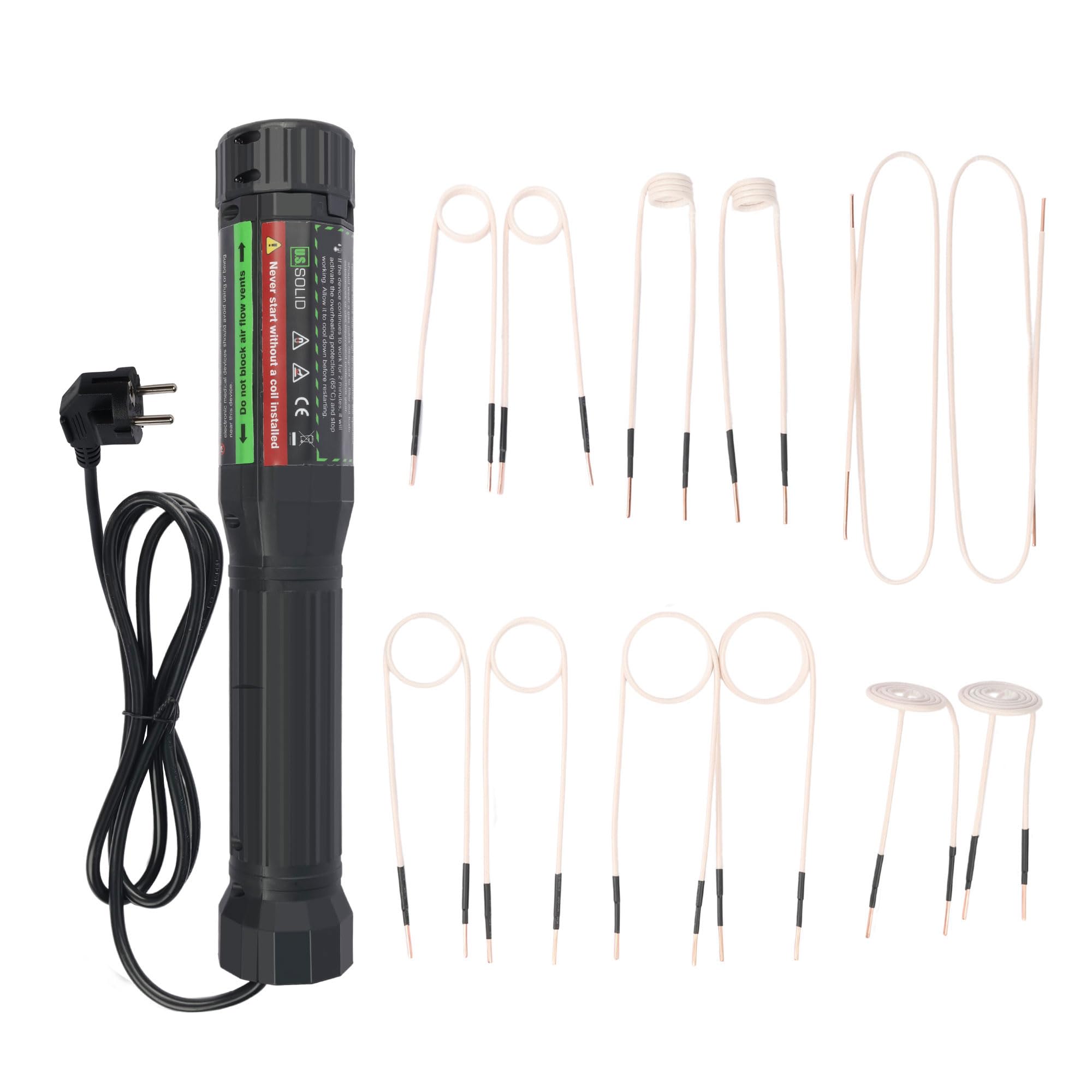 U.S. Solid Chauffage à induction portable sans flamme pour chauffer et enlever les boulons, équipé de 12 bobines