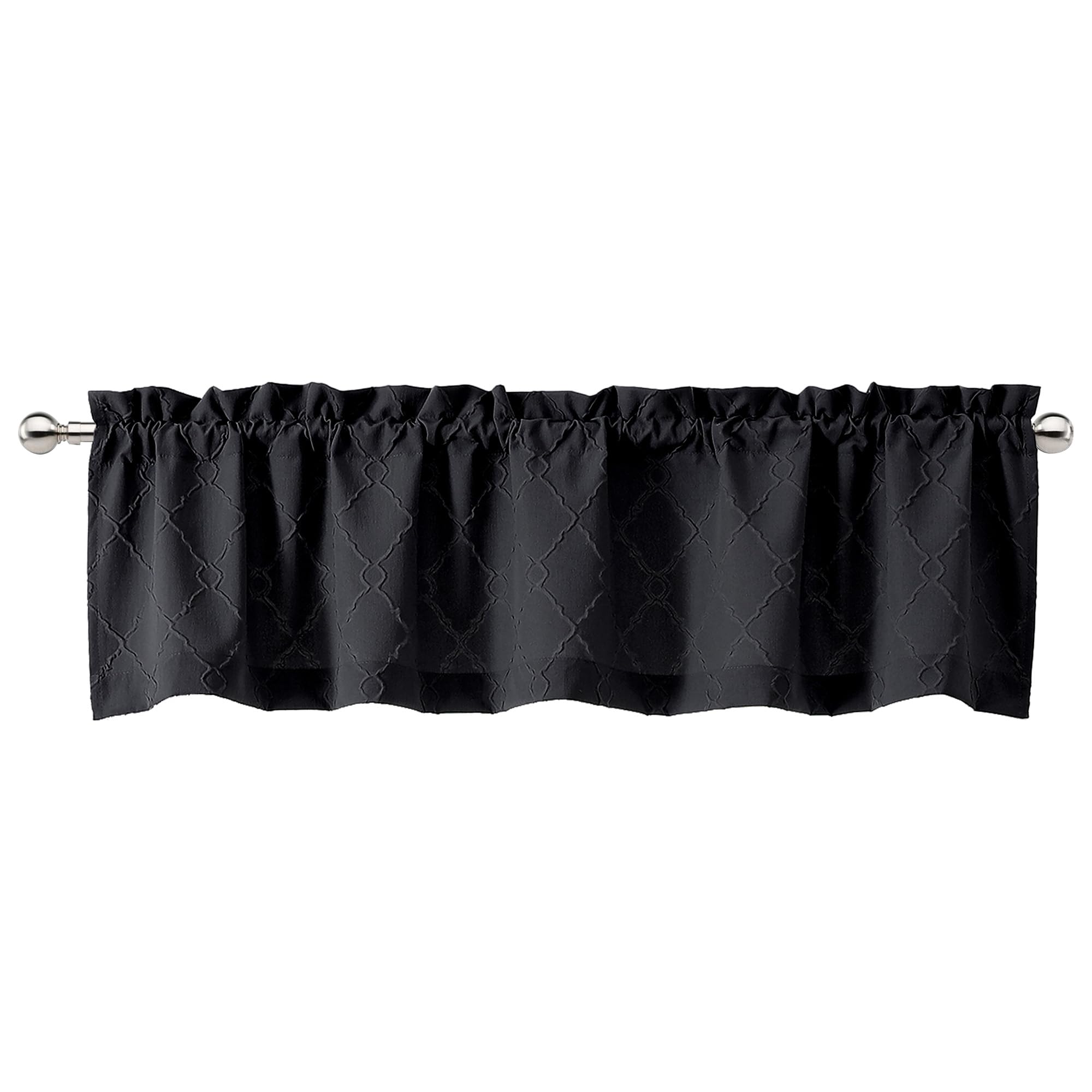 Window Drape Balance Snapklik.com : Black Valance Curtains, Balance Privacy & Light, Dual ...