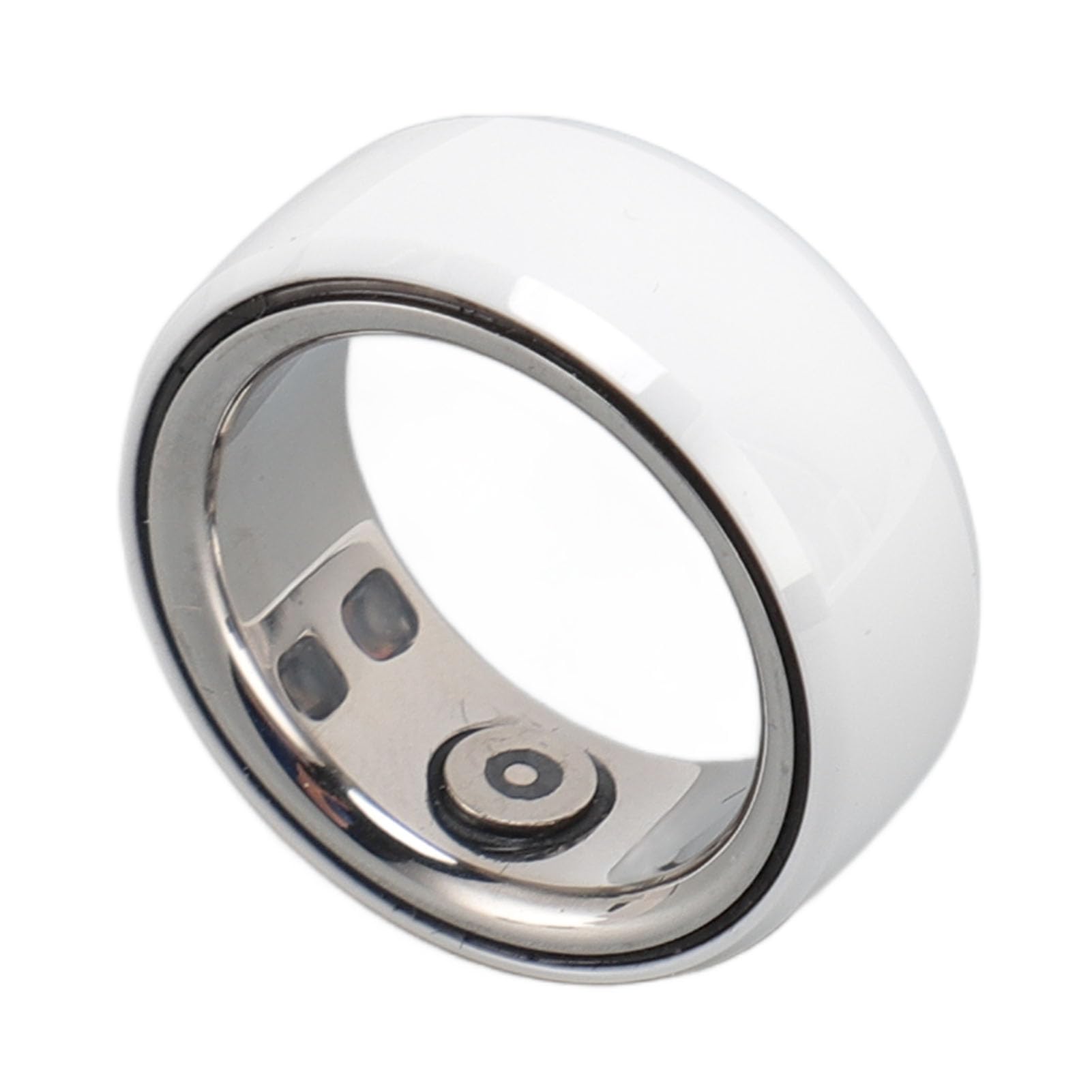 Jectse Smart Ring Health Tracker, NFC Fitness Tracker Anillo Inteligente para Monitorear el Sueño y el Conteo de Pasos, IP68 Anillo de Acero Inoxidable de (dieciséis)