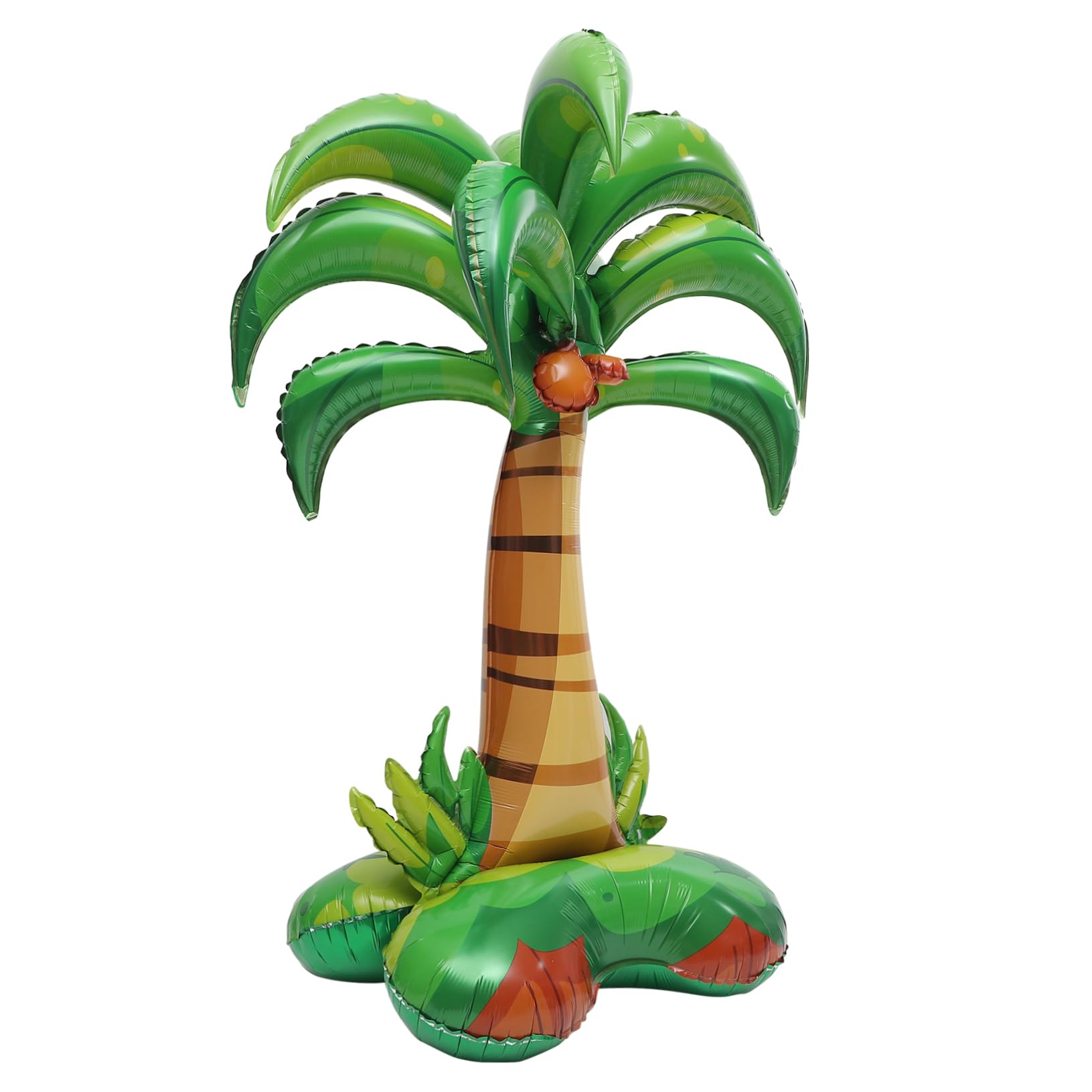 BESTonZON 5 Gonfiabile Forma Palma Cocco Decorazione per Hawaii Foil Atmosfera per Compleanni e Celebrazioni