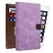 Mellow Mauve Denim Posh Titan Max HD E600 6.0" Wallet Case | 6.5-Inch Android Phone/Phablet Cover Universal