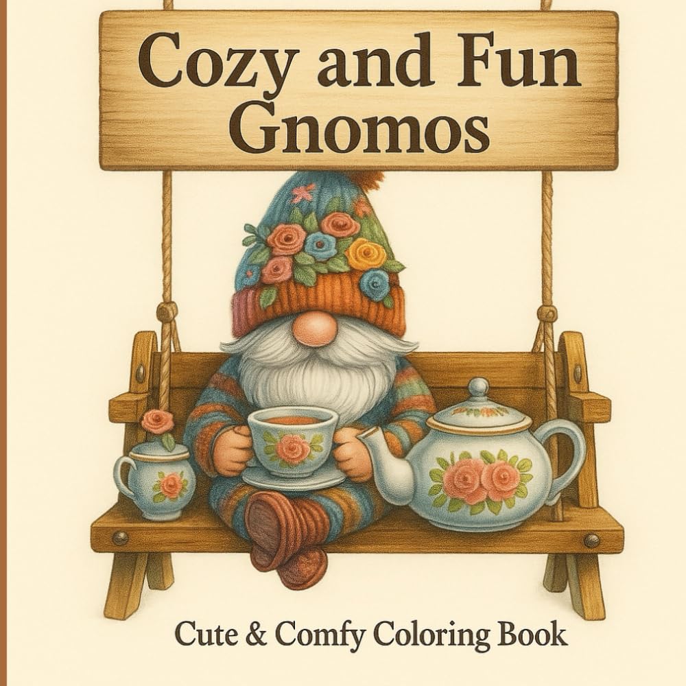 COZY AND FUN NOGMOS: Cute & Comfy Coloring Book