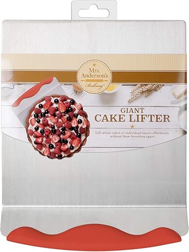 Miniatura 2 de Mrs. Anderson's Baking Espátula gigante para tartas, acero inoxidable con mango de silicona antideslizante