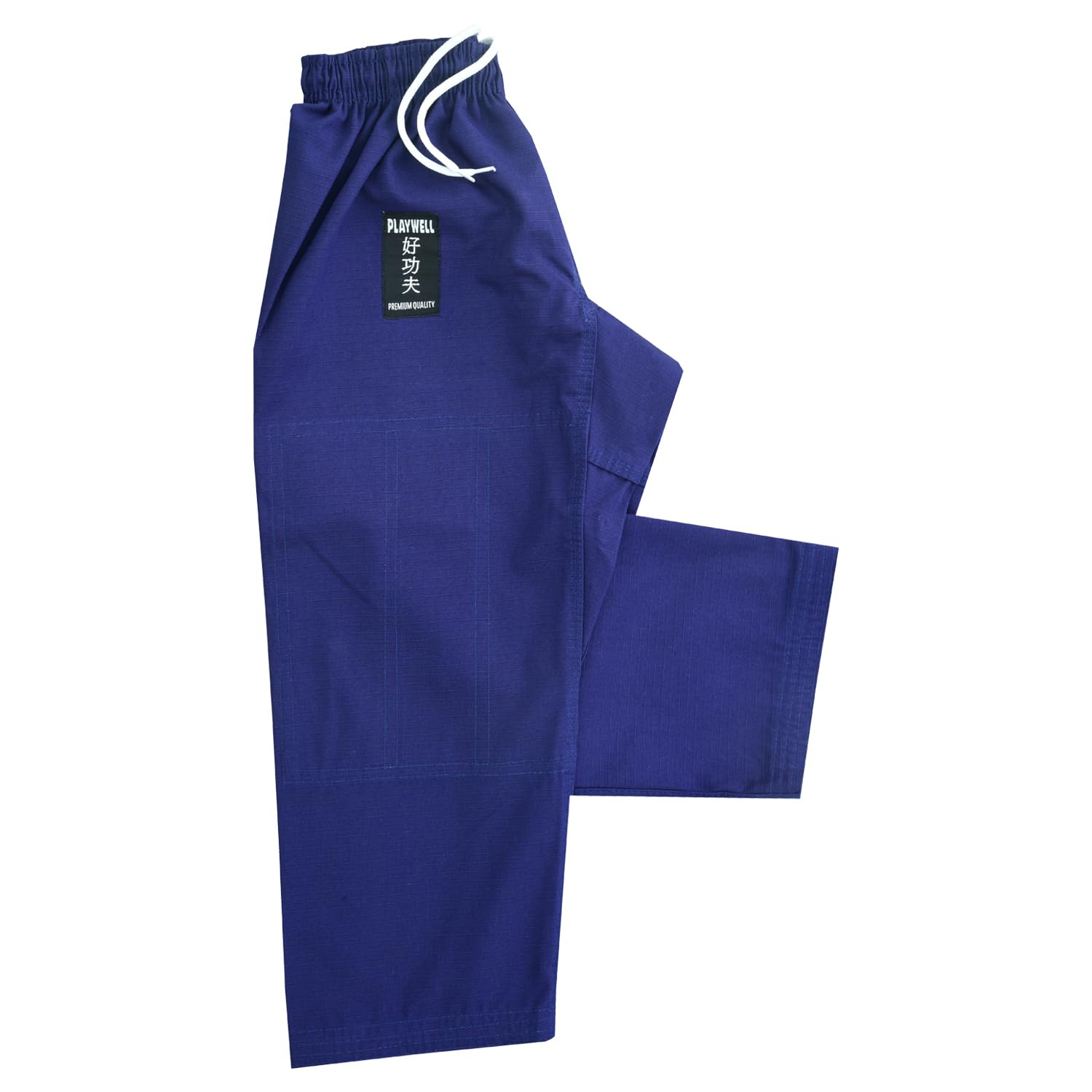 Playwell Pro Kids BJJ GI Jiu Jitsu - Traje uniforme para niños (viene con cinturón blanco Ju Jitsu) - Azul marino