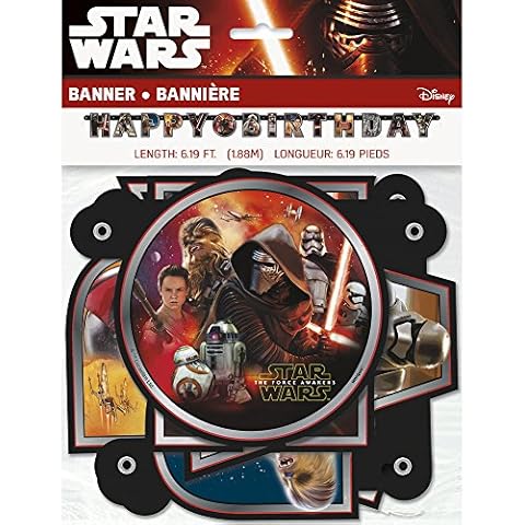 Star Wars Birthday Banner for Kids Cover