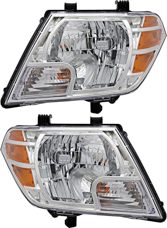 Para Nissan Frontier Faros Lámparas Set 2009 2010 2011 2012 2013 2014 2015 2016 2017 2018 2019 Halógeno lado del conductor y pasajero