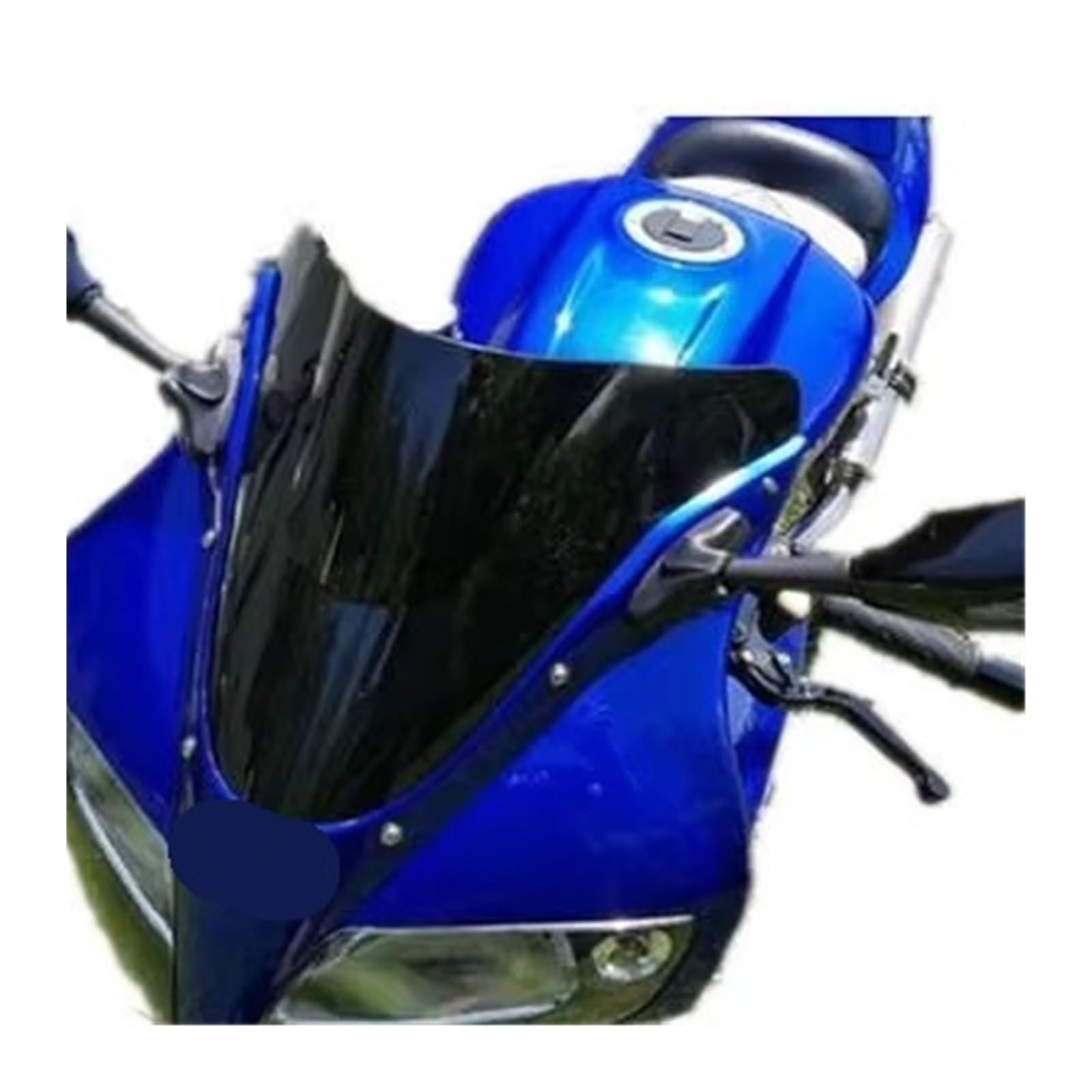 Pantalla Moto para Suzuki SV1000 SV1000S 2003 2004 2005 2006 2007 2008 SV650 SV650S 2003-2012 Parabrisas De Motocicleta(Cromo)