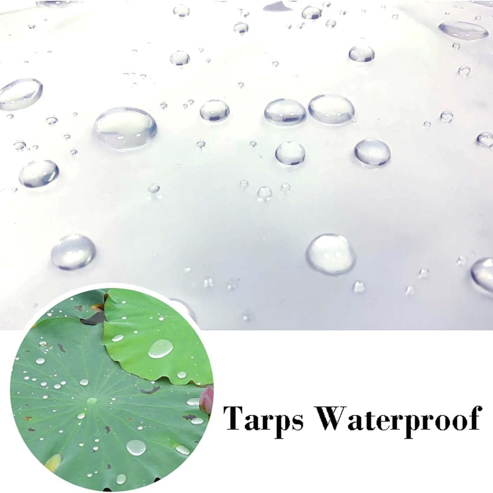 Cubierta impermeable del PVC de la lona 2.5x7m de la lona de servicio pesado con las aristas para el barco del coche que acampan la leña Woodpile Garden Plant Protection a prueba de viento a prueba de