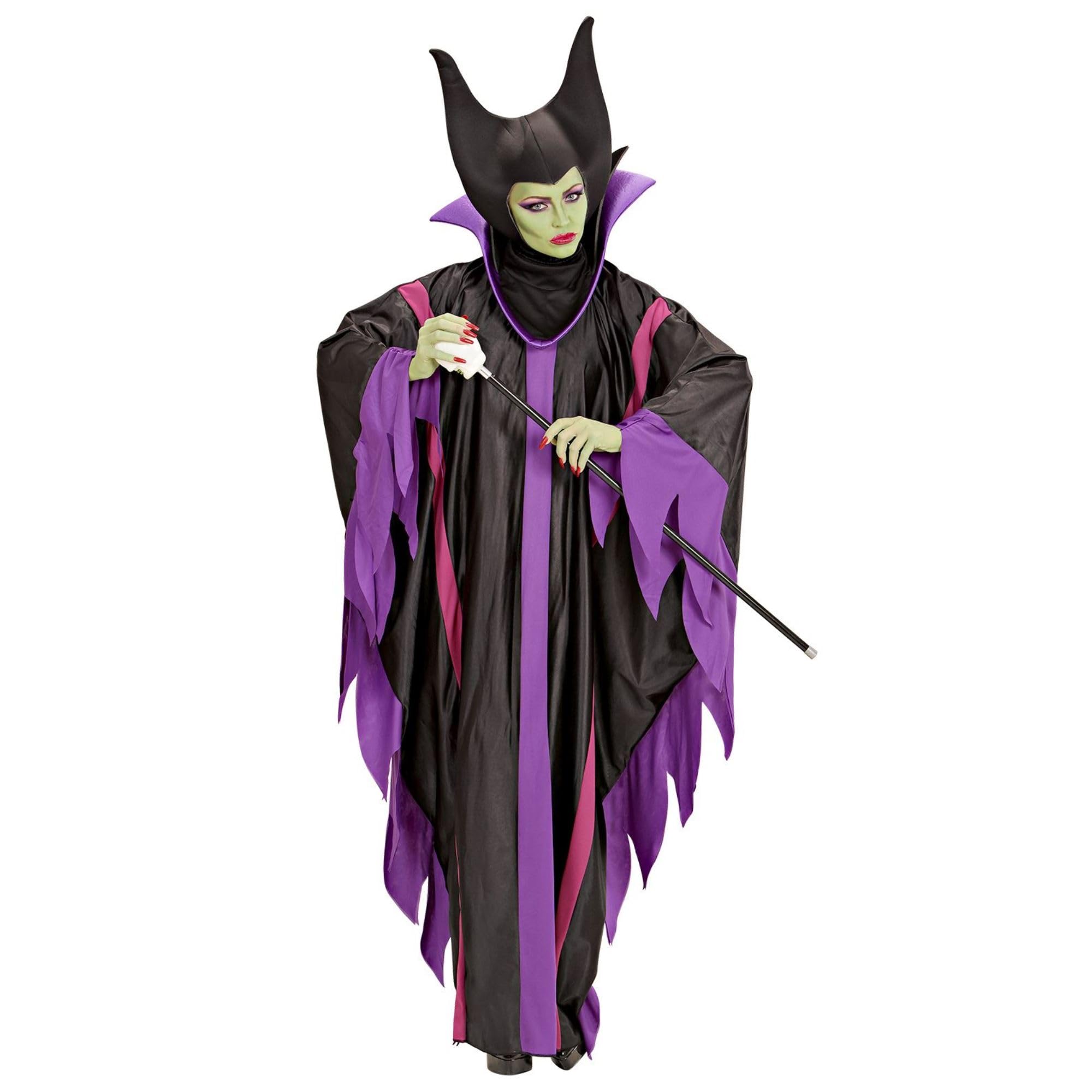 W WIDMANN MILANO Party Fashion - Costume Malefizia, vestito, strega, fata cattiva, Halloween, carnevale