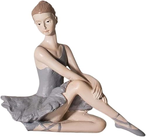 Miniatura 2 de Estatuilla de bailarina bailarina figuritas de resina estatua de bailarina escultura decoración del hogar, escultura artística, figura de adorno de
