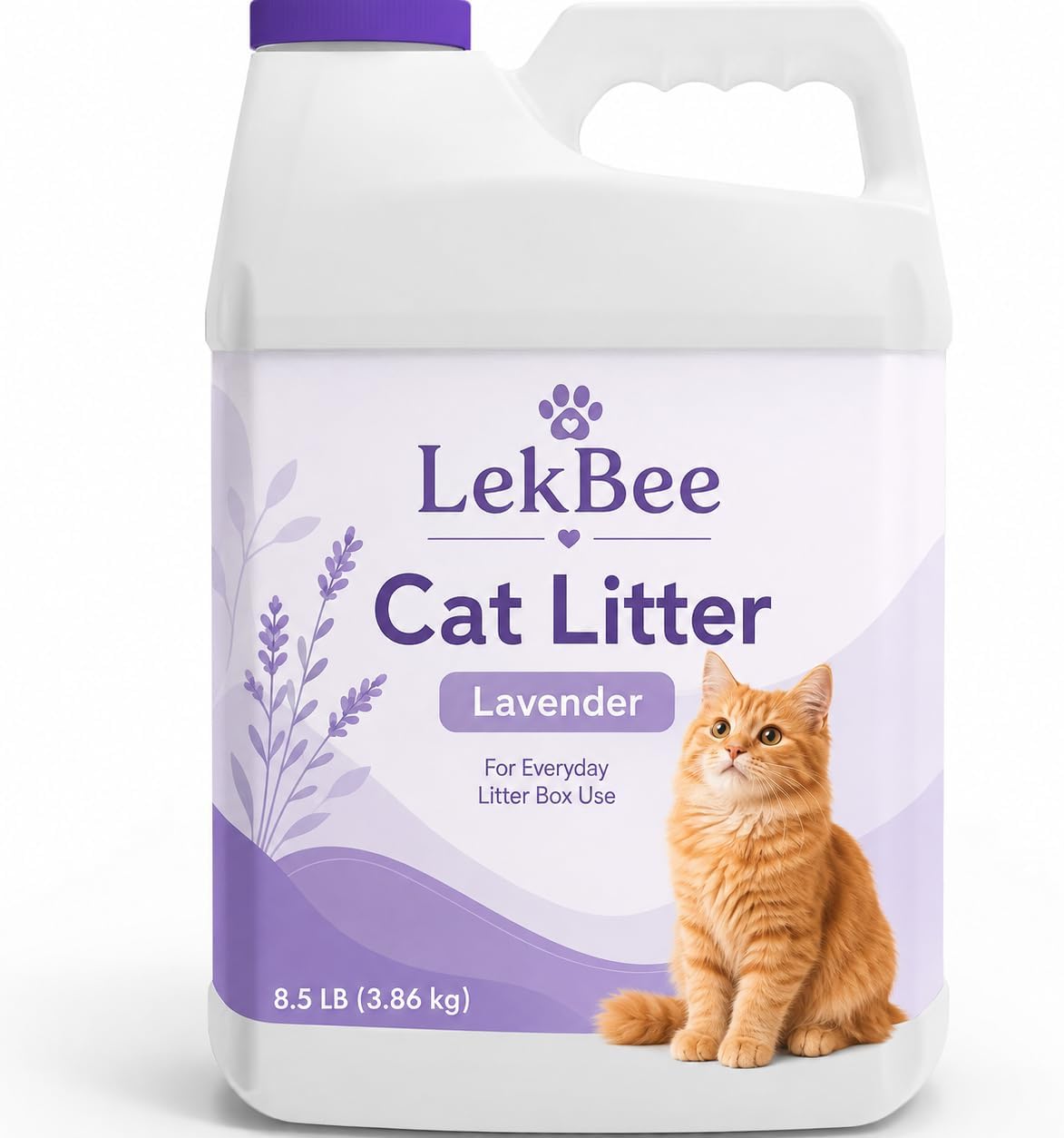 Clumping Cat Litter for Indoor Litter Boxes, 3.86 kg