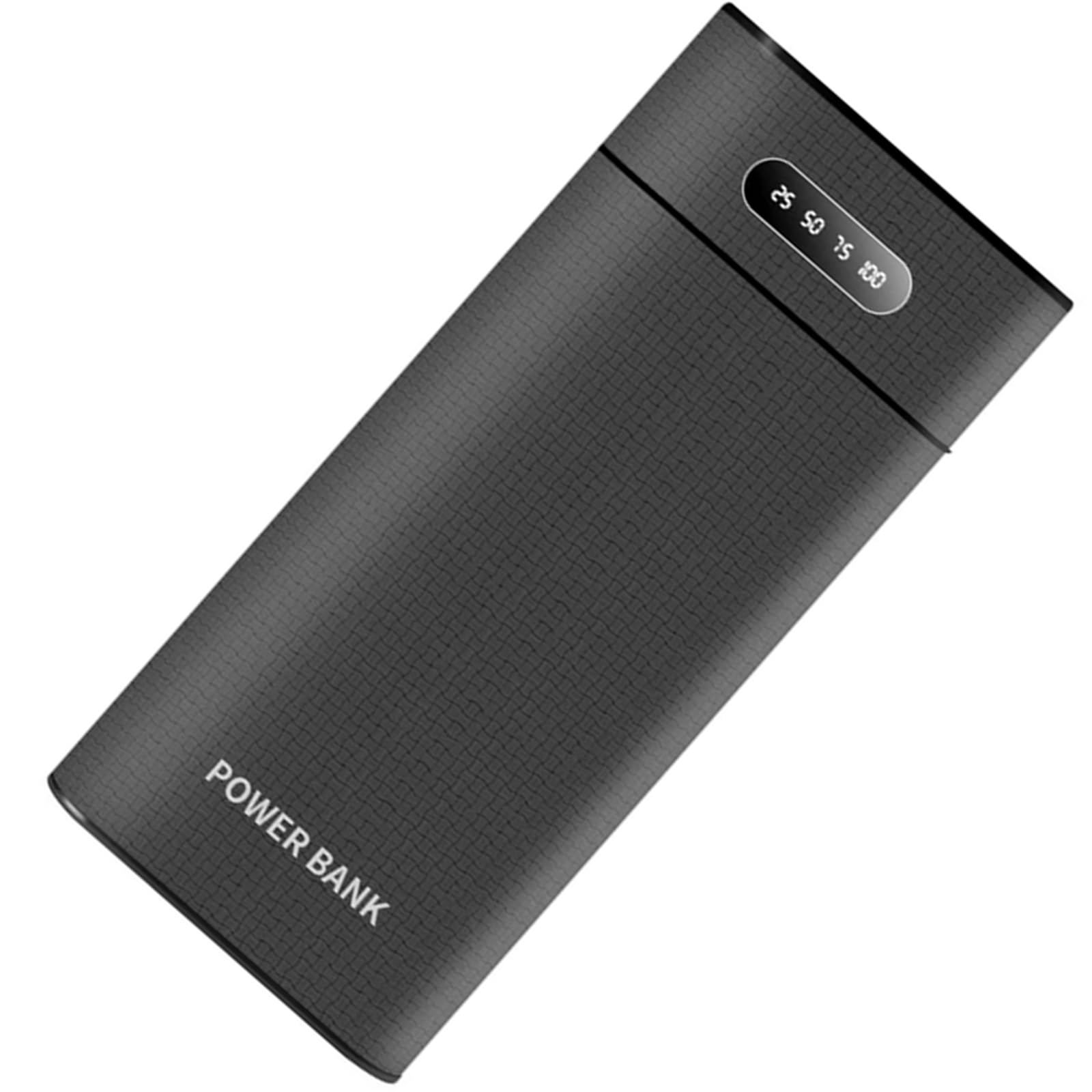 TECKEEN 10W Quick Charging Power Bank DIY Case Shell with LED Flashlight, 8 Slots 18650 Battery Case Shell Storage Organize Charger Power Display