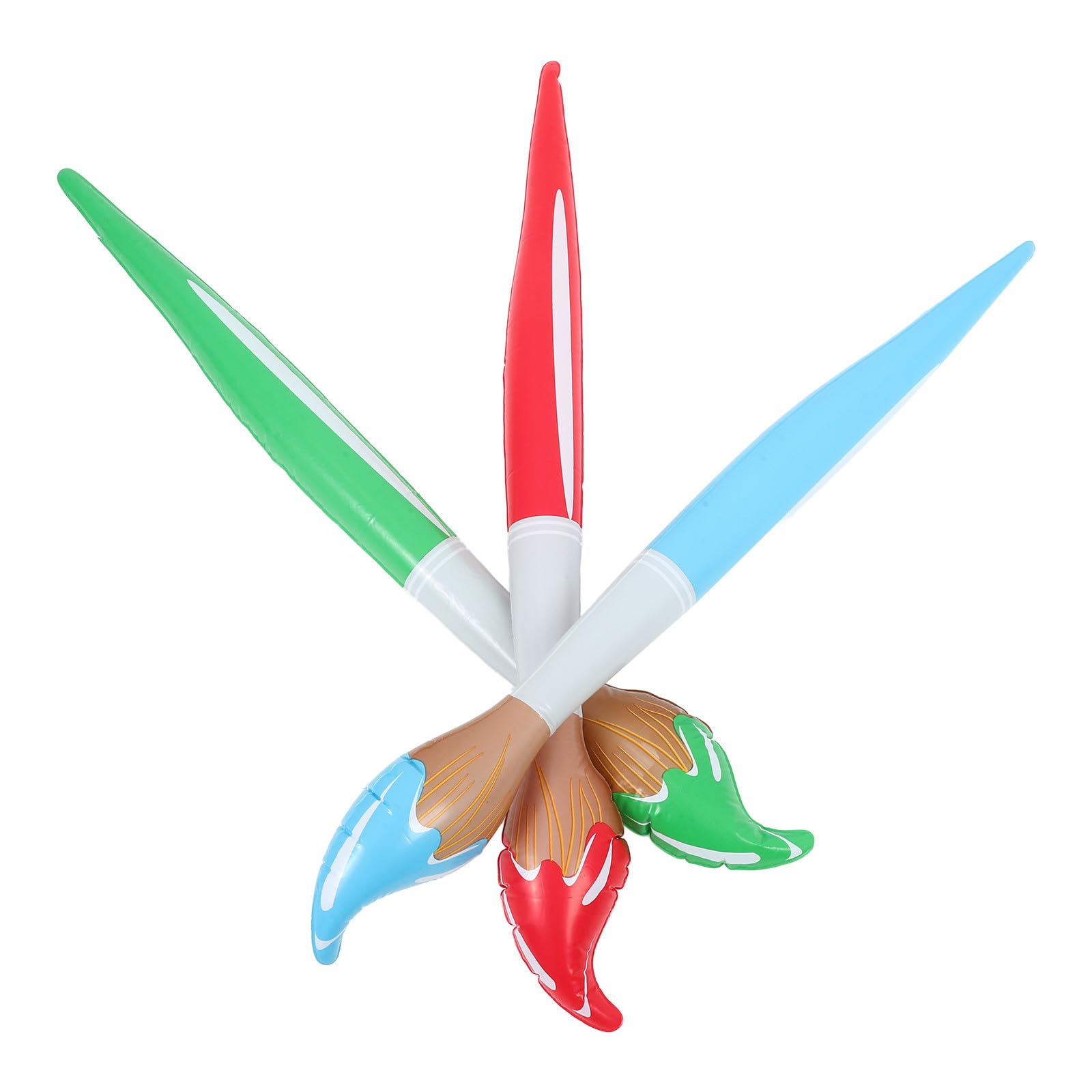 3Pcs Inflatable Paint Brush Balloons, PVC Party Decorations