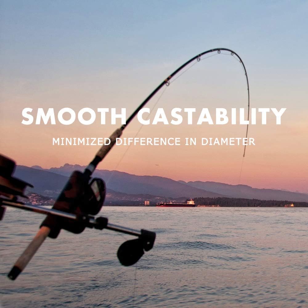 SAPLIZE Elite Gen3 Fishing line, 100% Fluorocarbon Coated, Fast Sinking, 6lb-22lb, Invisible in Water, Easy Casting, High Sensitivity, Super Abrasion Resistance, Low Stretch, Monofilament : Sports & Outdoors