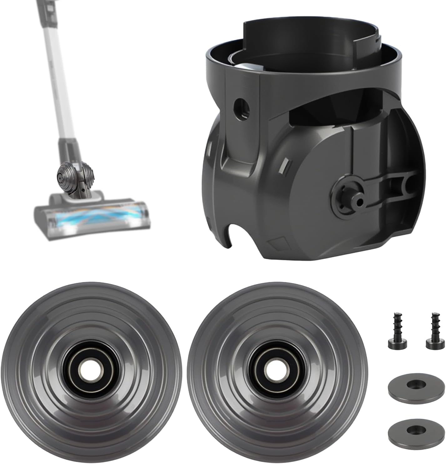 Model V10 High Torque Cleaner Head Connector Fit for Dyson V10, V11, V15, G5 Vacuums Cleaners - 100W V - Ball Cleaner Head Replacement Part Ball Wheel Accessories