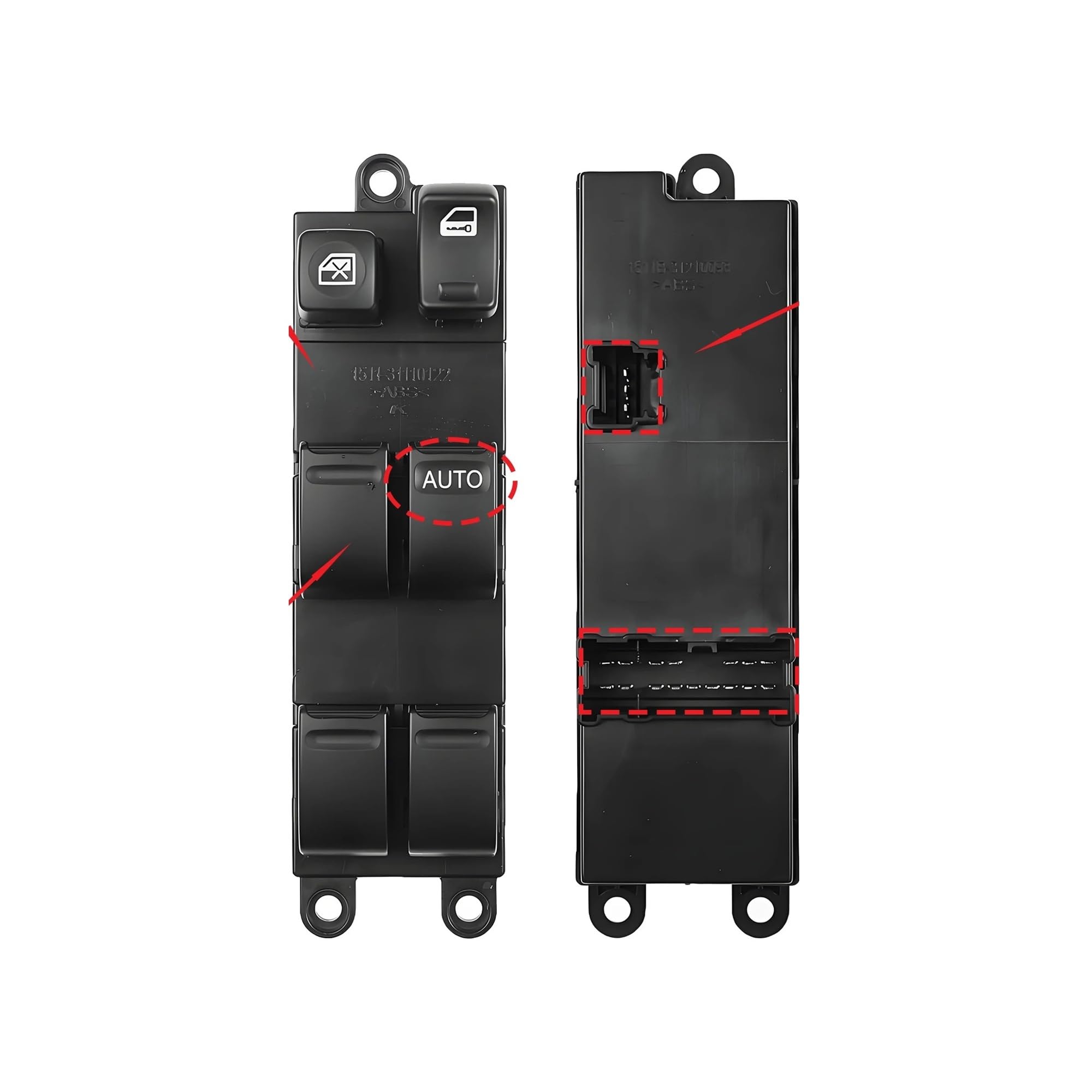 Interrupteur de lève-vitre à commande fluide 25401EQ305 pour commande de vitre T30 - 3