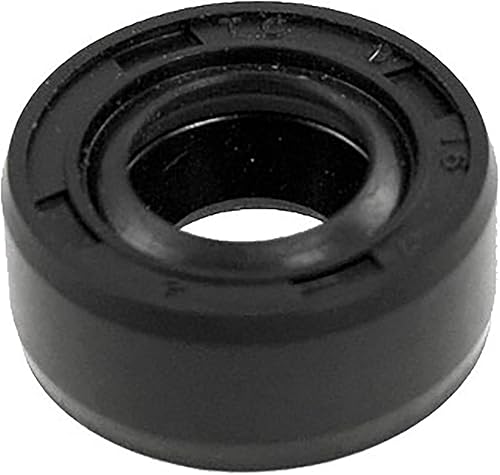 Miniatura 43 de uxcell Caucho doble de los labios del sello de aceite del eje rotatorio métrico 49.2x82.0x16.4 ft m TC, negro