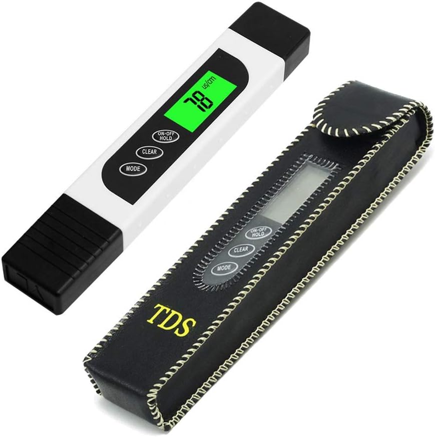 Water Quality Tester, Topsma Premium TDS Meter, Accurate and Reliable, EC Meter and Temperature Meter, Water Quality Test Kit for Drinking Water, Aquariums etc.