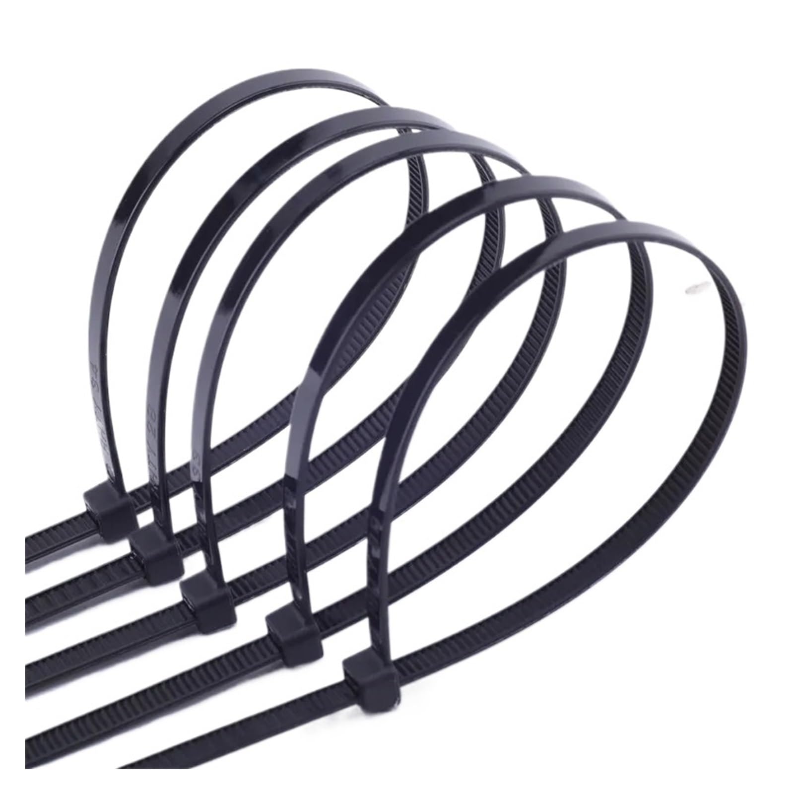 Bdfjeds Black Cable Ties Cable Ties Plastic Tensile Strength Self-Locking And White Nylon(,5X400mm100pcs)