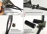 Vista 2 de SRRB Paquete de 6 conectores de cable de repuesto de bajo voltaje directo para Malibu Paradise Moonrays y más