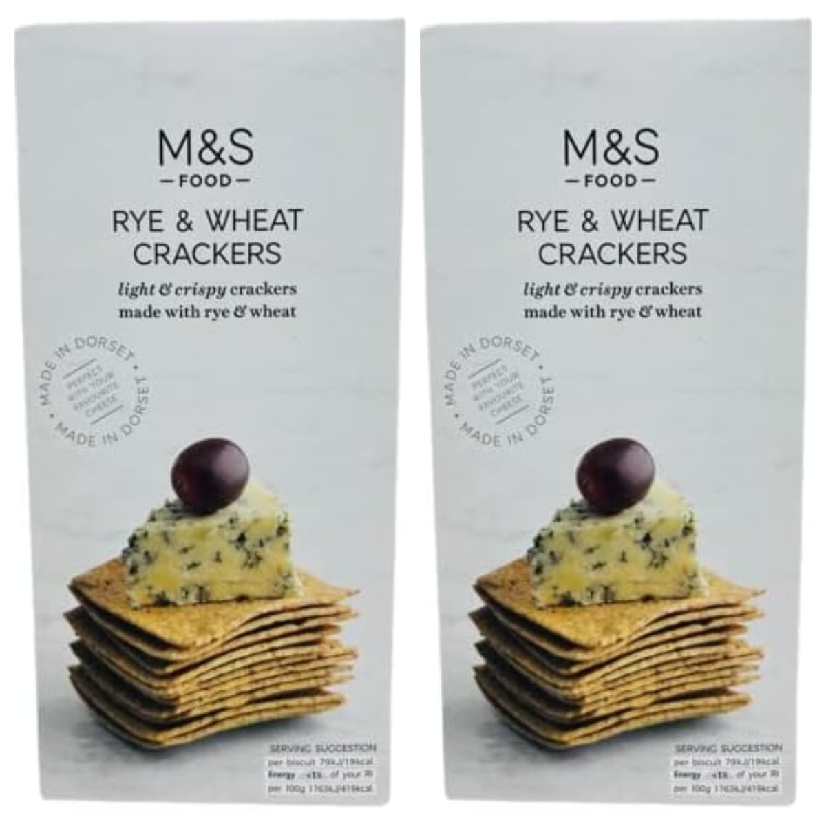 Marks and Spencer Rye & Wheat Crackers 150g Light & Crispy Crackers 2