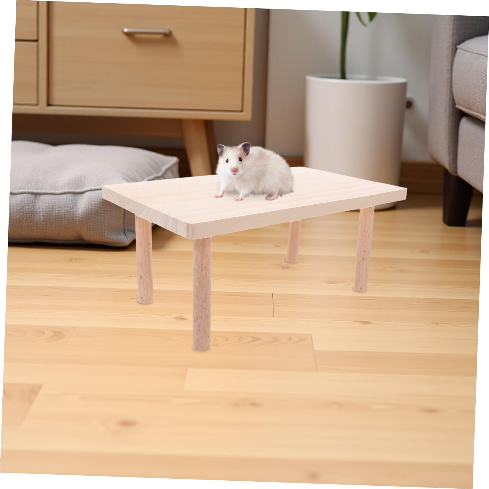 TOYANDONA Hamster Kletterplattform, 2 Stück für Käfig und Erkunden