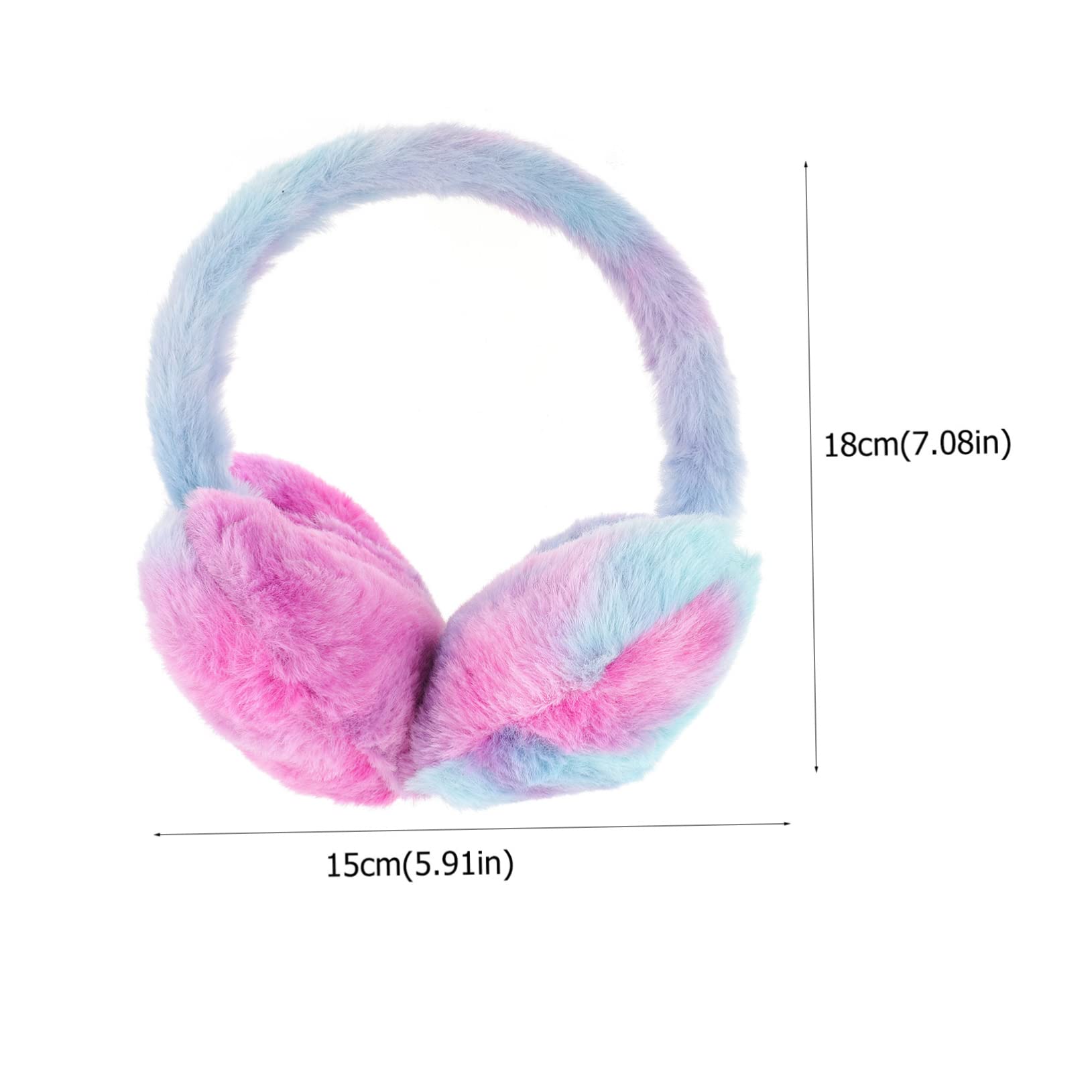 Ipetboom Warm Earmuff for Women Fuzzy Earmuff Thickened Padding Ear Muffs Winter Perfect for Hiking Skiing Outdoor Sports