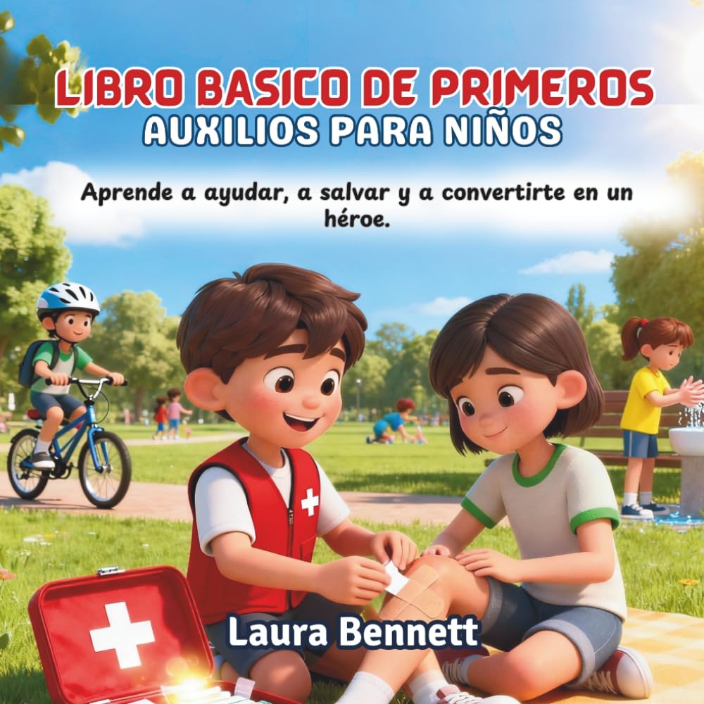 LIBRO DE PRIMEROS AUXILIOS PARA NIÑOS: Aprende a Ayudar, Salvar y Ser un Héroe