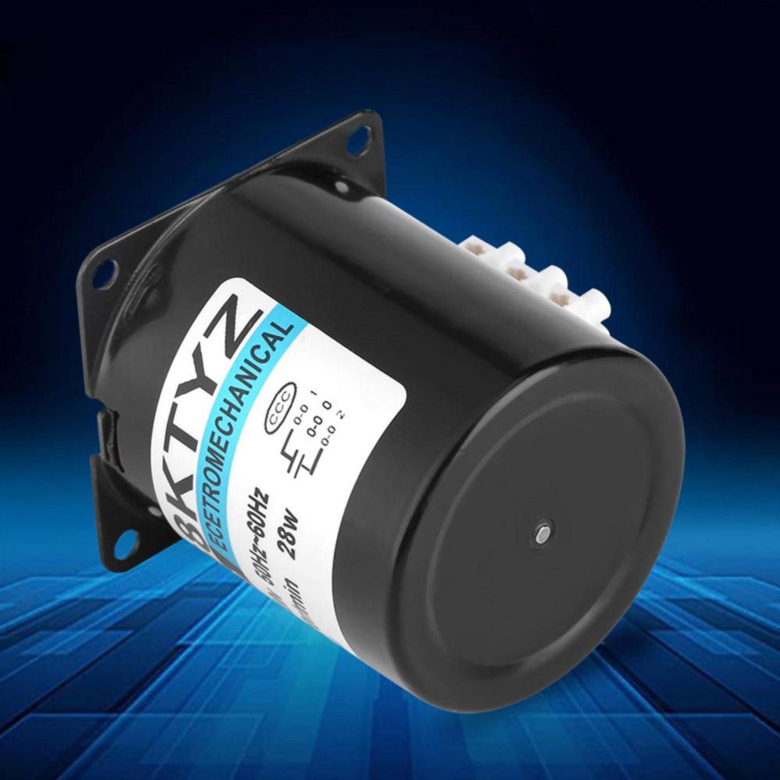 Motore sincrono, motore a magnete permanente, 68KTYZ AC220V 28W 2,5 20 30 110r / min Motoriduttore sincrono a magnete permanente CW/CCW(2.5)