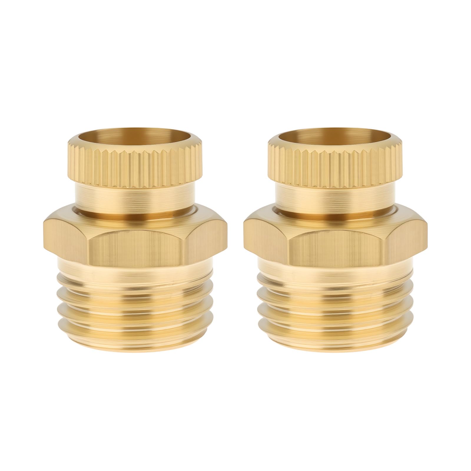 Create idea 2pcs PT1/4" Male Thread Air Compressor Drain Valve 12.5mm Thread Brass