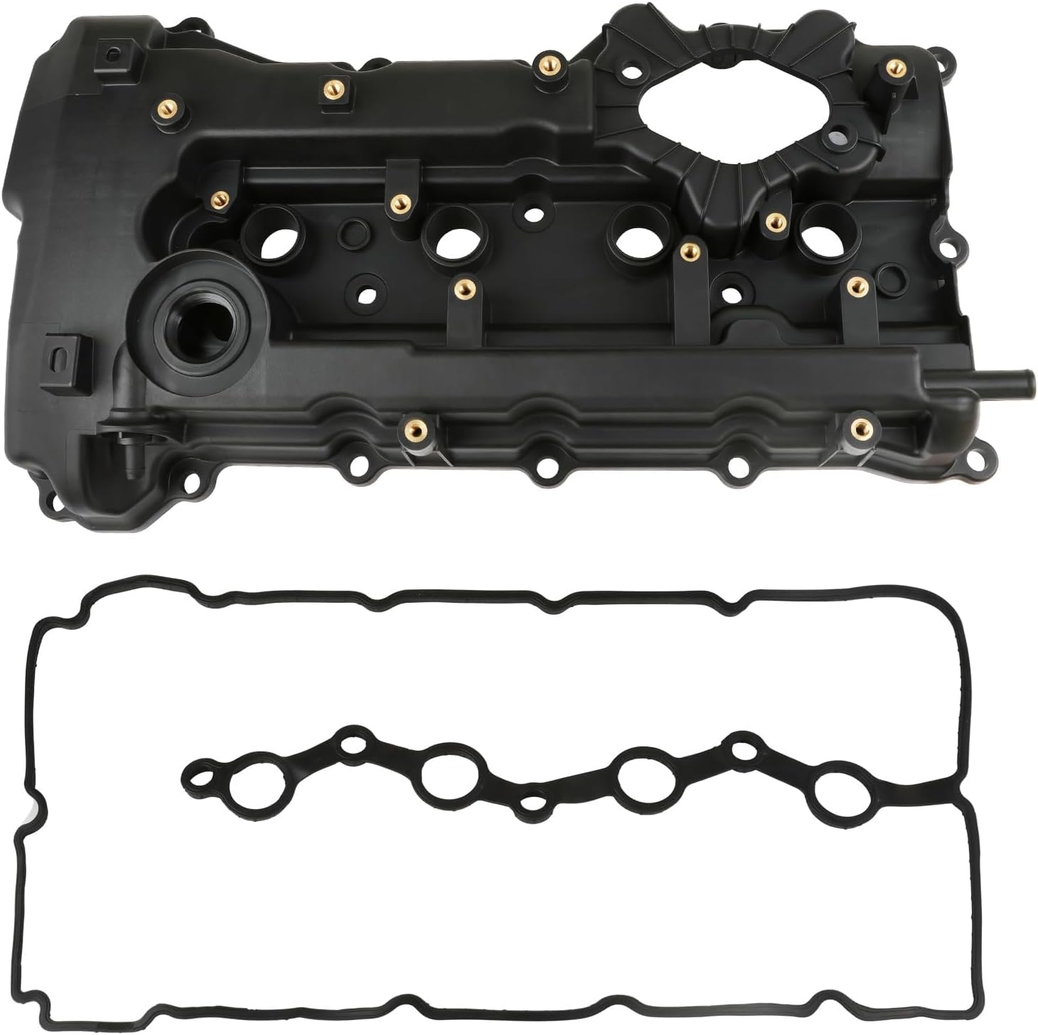 MITZONE Valve Cover Compatible with Hyundai Tucson Santa Fe Sport Sonata Kia Sportage Optima Sorento 2011-2016 2.0T 2.0L 2.4L Replace 224002G670