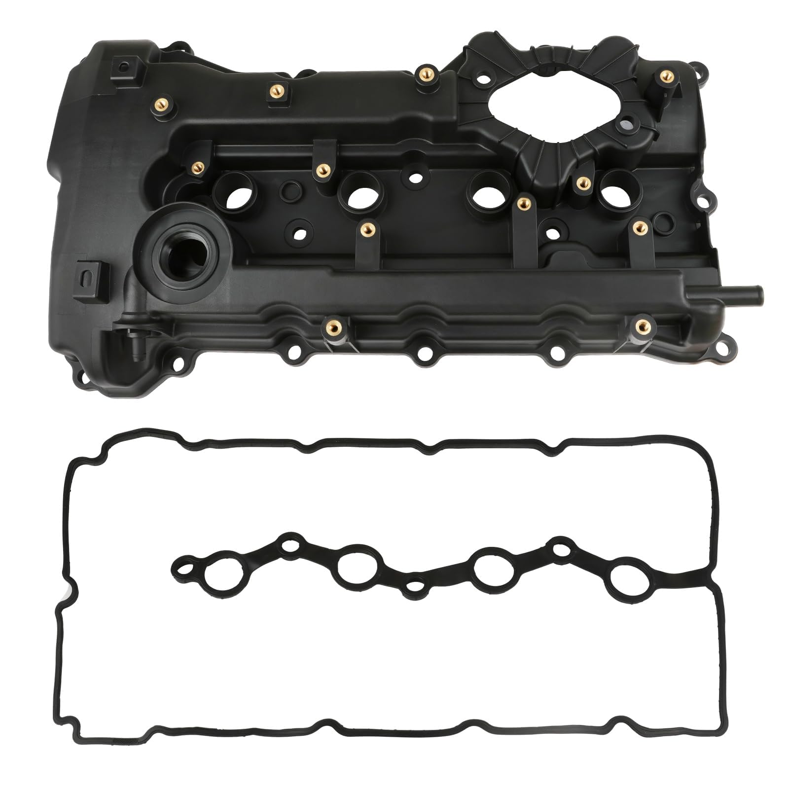 MITZONE Valve Cover Compatible with Hyundai Tucson Santa Fe Sport Sonata Kia Sportage Optima Sorento 2011-2016 2.0T 2.0L 2.4L Replace 224002G670
