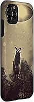Vista 24 de iPhone 15 Pro Max Vintage alien raccoon UFO Alien Case