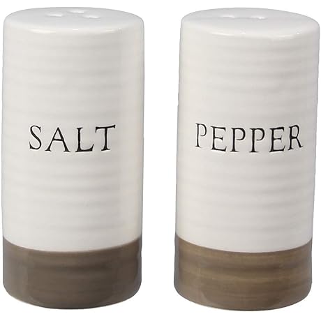 Charming Salt and Pepper Shaker Duo for Farmhouse Decor